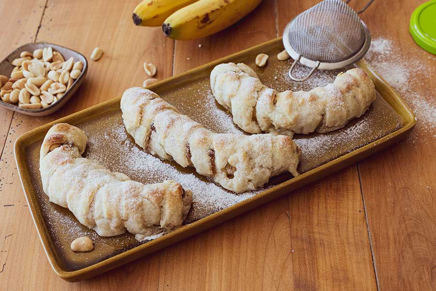 bionella Bananen im Blätterteig bionella Bananen im Blätterteig