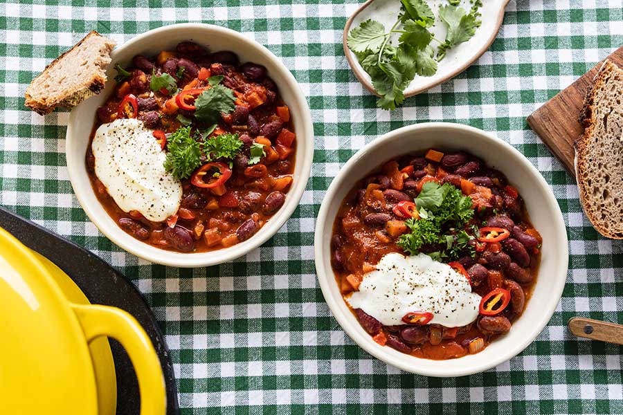 Chili Sin Carne mit bionella Chili Sin Carne mit bionella