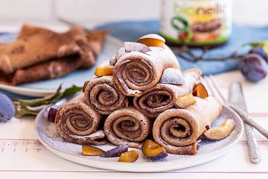 Vegane Pfannkuchen mit bionella